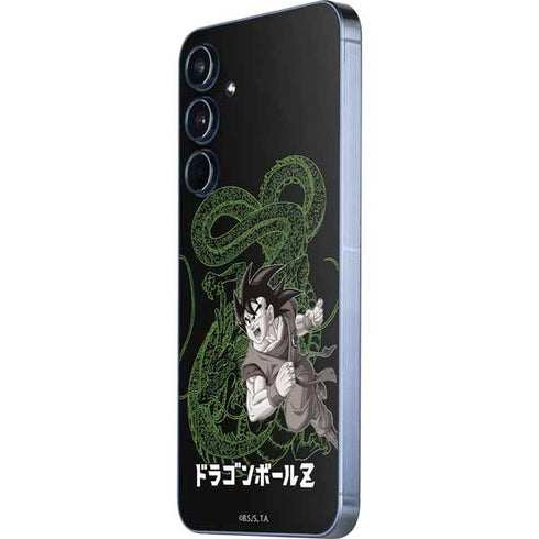 Dragon Ball Z Goku and Shenron Galaxy A55 5G Skin