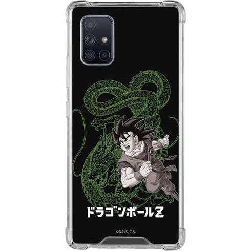 Dragon Ball Z Goku and Shenron Galaxy A71 5G Clear Case