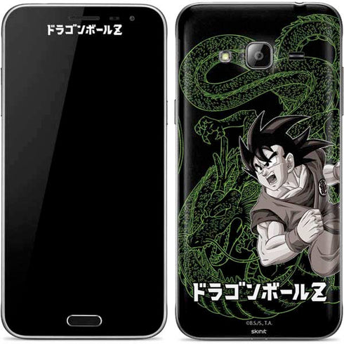 Dragon Ball Z Goku and Shenron Galaxy J3 Skin