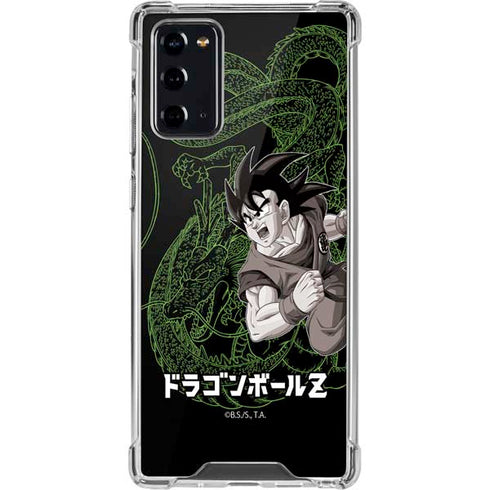 Dragon Ball Z Goku and Shenron Galaxy Note20 5G Clear Case