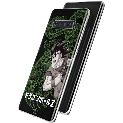 Dragon Ball Z Goku and Shenron Galaxy S10 Plus Skin