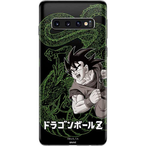 Dragon Ball Z Goku and Shenron Galaxy S10 Skin