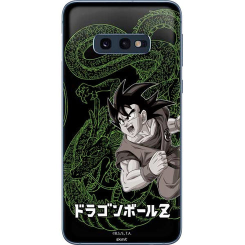 Dragon Ball Z Goku and Shenron Galaxy S10e Skin