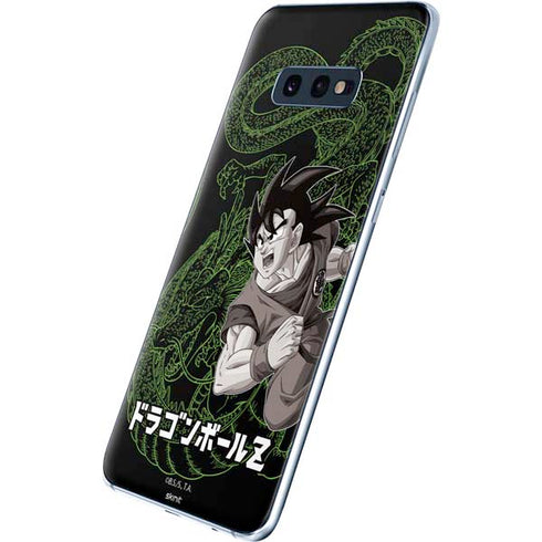 Dragon Ball Z Goku and Shenron Galaxy S10e Skin