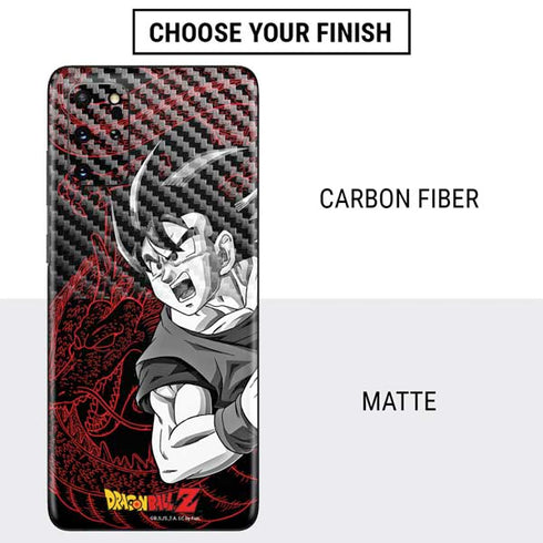 Dragon Ball Z Goku and Shenron Galaxy S20 Plus Skin