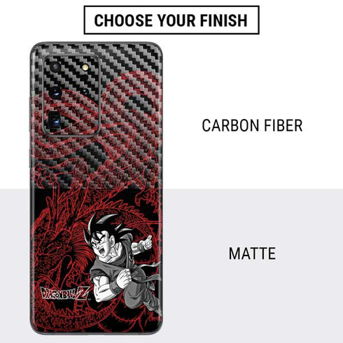 Dragon Ball Z Goku and Shenron Galaxy S20 Ultra 5G Skin