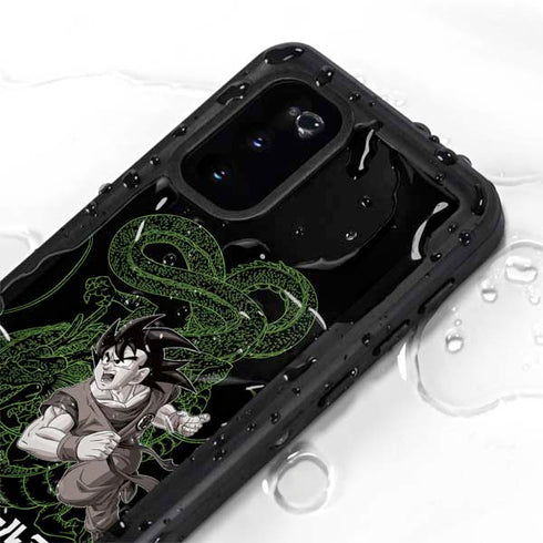 Dragon Ball Z Goku and Shenron Galaxy S20 Waterproof Case