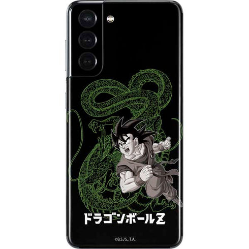 Dragon Ball Z Goku and Shenron Galaxy S21 5G Skin