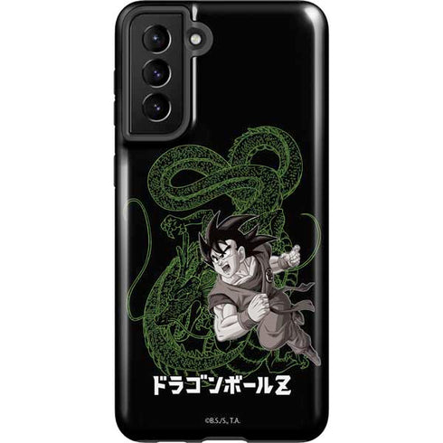 Dragon Ball Z Goku and Shenron Galaxy S21 Plus 5G Pro Case