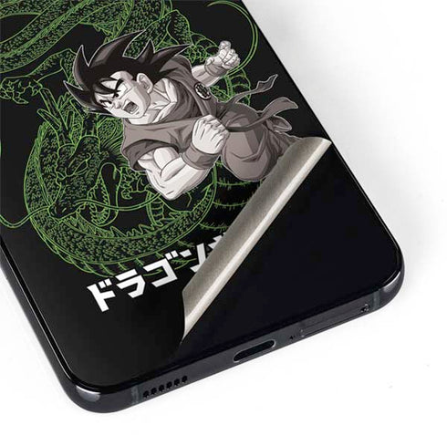 Dragon Ball Z Goku and Shenron Galaxy S22 Skin