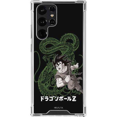 Dragon Ball Z Goku and Shenron Galaxy S23 Ultra Clear Case