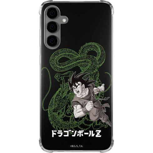 Dragon Ball Z Goku and Shenron Galaxy S24 Plus Clear Case