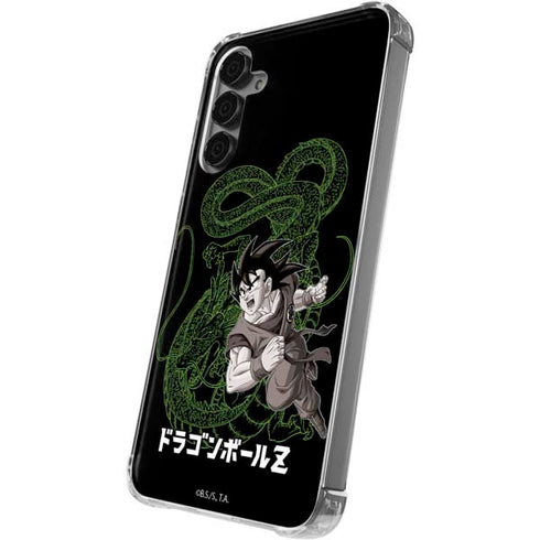 Dragon Ball Z Goku and Shenron Galaxy S24 Plus Clear Case