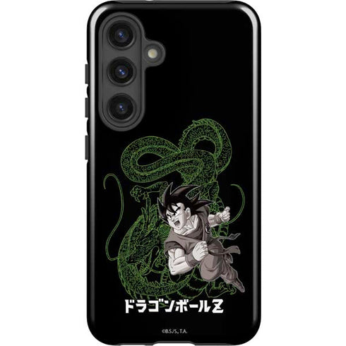 Dragon Ball Z Goku and Shenron Galaxy S24 Plus Impact Case