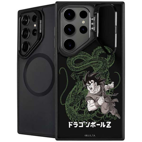 Dragon Ball Z Goku and Shenron Galaxy S24 Ultra Kickstand Case