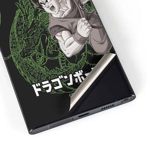 Dragon Ball Z Goku and Shenron Galaxy S24 Ultra Skin