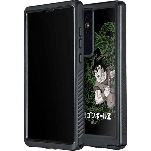 Dragon Ball Z Goku and Shenron Galaxy S24 Ultra Waterproof Case
