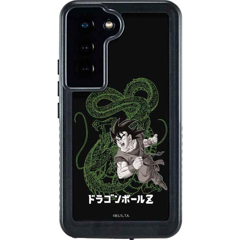 Dragon Ball Z Goku and Shenron Galaxy S24 Waterproof Case