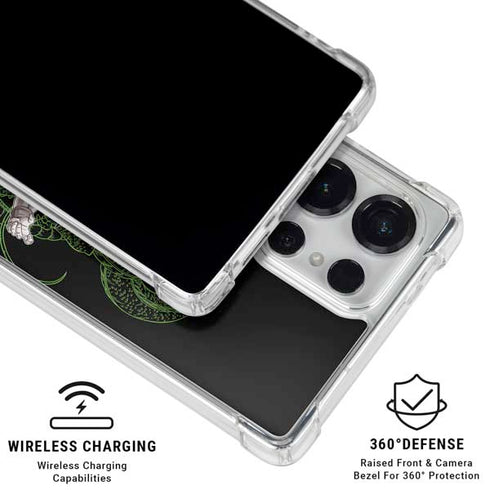 Dragon Ball Z Goku and Shenron Galaxy S25 Ultra Clear Case