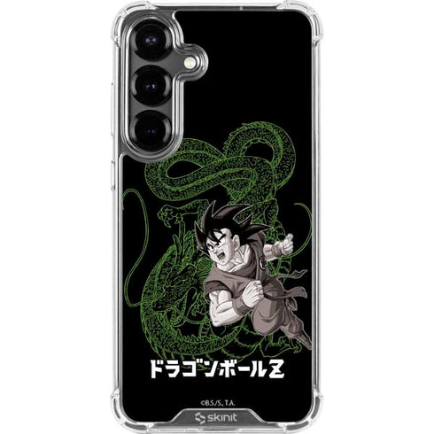 Dragon Ball Z Goku and Shenron Galaxy S26 Clear Case