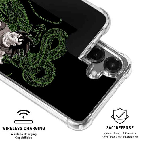 Dragon Ball Z Goku and Shenron Galaxy S26 Plus Clear Case