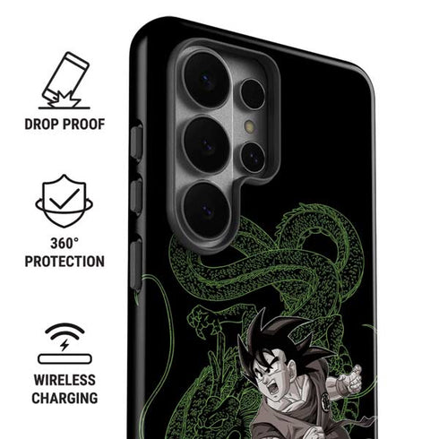 Dragon Ball Z Goku and Shenron Galaxy S26 Ultra Impact Case