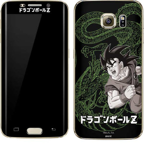 Dragon Ball Z Goku and Shenron Galaxy S7 Edge Skin