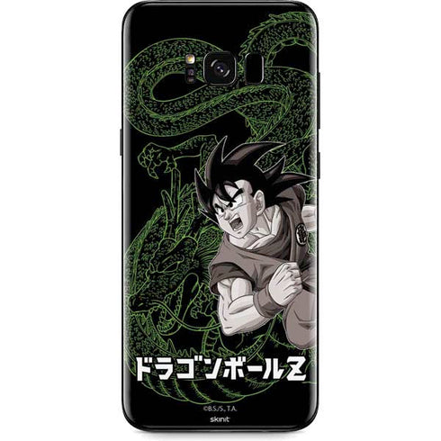 Dragon Ball Z Goku and Shenron Galaxy S8 Skin