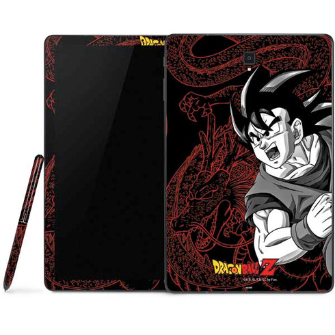 Dragon Ball Z Goku and Shenron Samsung Galaxy Tab Skin