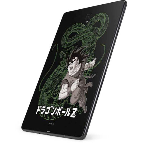 Dragon Ball Z Goku and Shenron Samsung Galaxy Tab Skin
