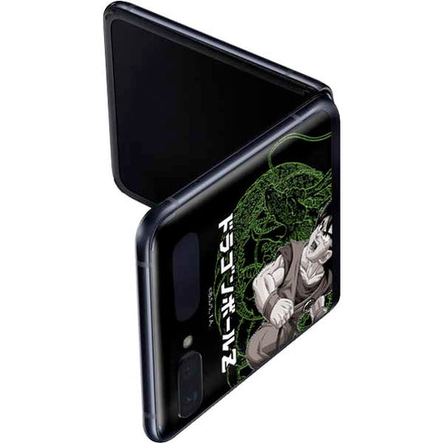 Dragon Ball Z Goku and Shenron Galaxy Z Flip Skin