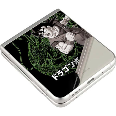 Dragon Ball Z Goku and Shenron Galaxy Z Flip3 5G Skin