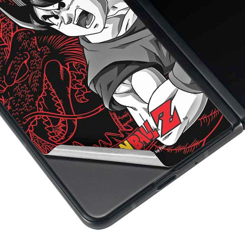 Dragon Ball Z Goku and Shenron Galaxy Z Fold4 5G Skin