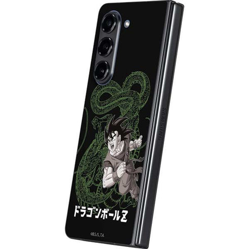Dragon Ball Z Goku and Shenron Galaxy Z Fold5 5G Skin