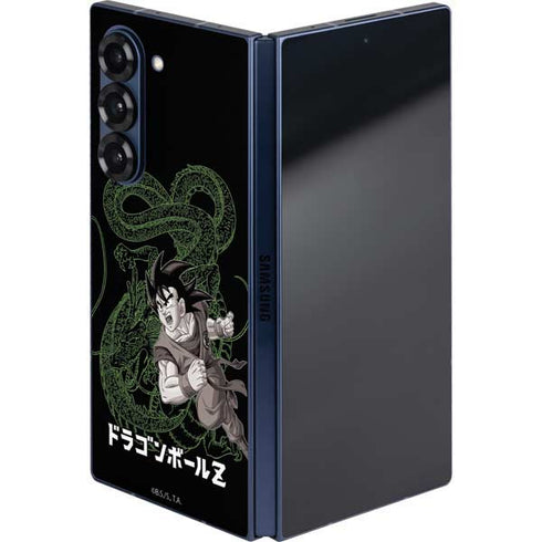 Dragon Ball Z Goku and Shenron Galaxy Z Fold6 Skin