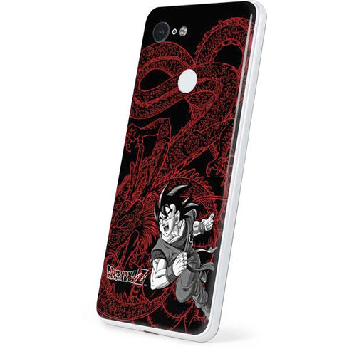 Dragon Ball Z Goku and Shenron Google Pixel 3 Skin