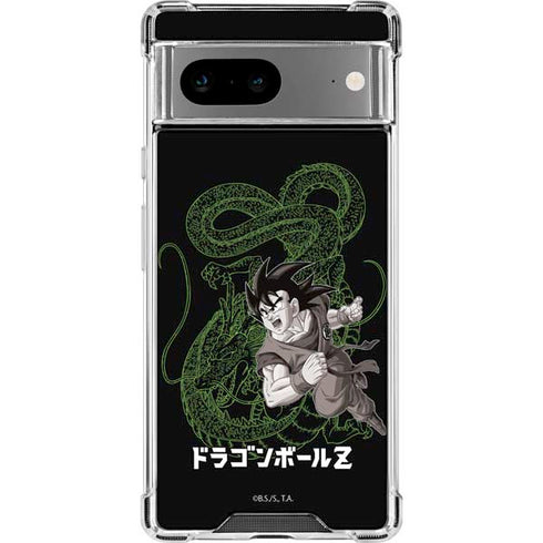 Dragon Ball Z Goku and Shenron Google Pixel 8 Clear Case