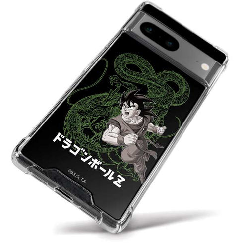 Dragon Ball Z Goku and Shenron Google Pixel 8 Clear Case