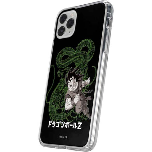 Dragon Ball Z Goku and Shenron iPhone 11 Pro Clear Case