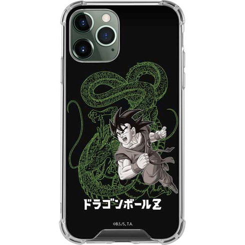 Dragon Ball Z Goku and Shenron iPhone 11 Pro Max Clear Case