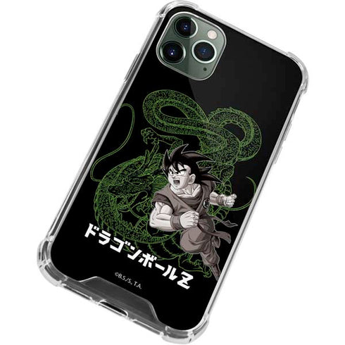 Dragon Ball Z Goku and Shenron iPhone 11 Pro Max Clear Case