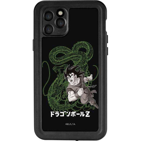 Dragon Ball Z Goku and Shenron iPhone 11 Pro Waterproof Case
