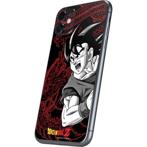 Dragon Ball Z Goku and Shenron iPhone 11 Skin