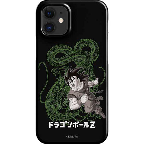 Dragon Ball Z Goku and Shenron iPhone 12 Mini Lite Case
