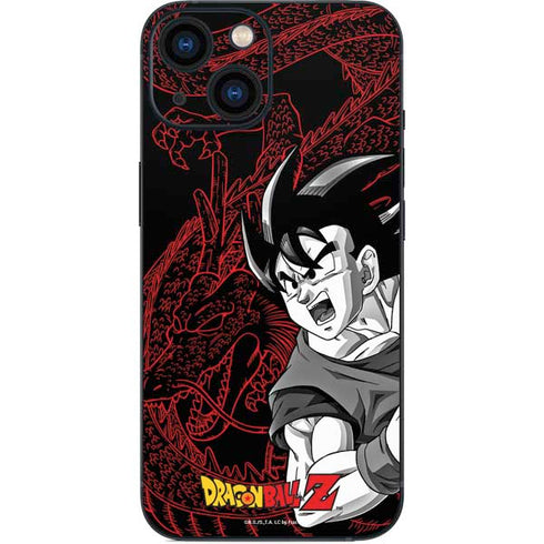 Dragon Ball Z Goku and Shenron iPhone 13 Mini Skin