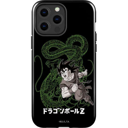 Dragon Ball Z Goku and Shenron iPhone 13 Pro Max Impact Case