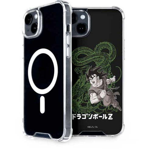 Dragon Ball Z Goku and Shenron iPhone 14 MagSafe Case