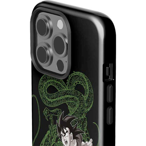 Dragon Ball Z Goku and Shenron iPhone 14 Pro Impact Case