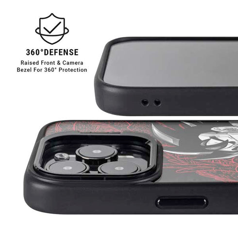 Dragon Ball Z Goku and Shenron iPhone 14 Pro Kickstand Case