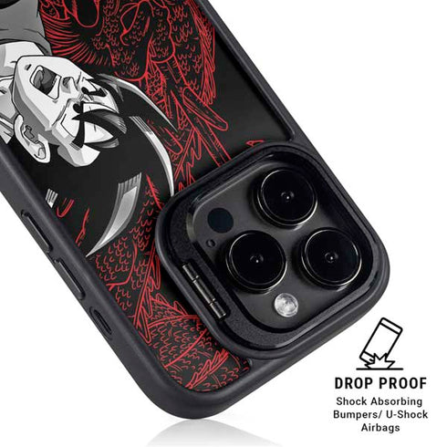 Dragon Ball Z Goku and Shenron iPhone 14 Pro Kickstand Case